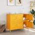 Aparador acero amarillo mostaza 100,5x39x79