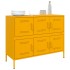 Aparador acero amarillo mostaza 100,5x39x79