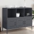 Aparador acero gris antracita 100,5x39x79