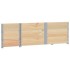 Collares de palets 3 unidades madera maciza de pino 150x50