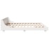 Cama sin colchón madera maciza de pino blanca 180x200