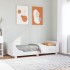Estructura cama sin colchón madera maciza pino blanca
