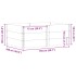 Collares de palets 3 uds madera maciza de pino gris 150x100