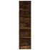 Armario de madera de ingeniería roble ahumado 50x50x200