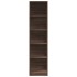 Armario de madera de ingeniería marrón roble 50x50x200