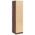 Armario de madera de ingeniería marrón roble 50x50x200