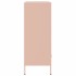 Aparador acero rosa 68x39x101,5