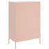 Aparador acero rosa 68x39x101,5