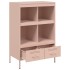 Aparador acero rosa 68x39x101,5