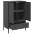 Aparador acero negro 68x39x101,5