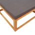 Set de sofás de jardín con cojines 3 pzas madera maciza