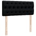 Cama box spring con colchón tela negro 120x190