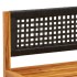 Set sofás de jardín con cojines 4 pzas madera maciza de