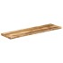 Tablero de mesa borde natural madera maciza mango 160x40x3,8