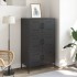 Aparador de acero negro 68x39x113