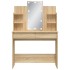Tocador con luces LED roble Sonoma 96x40x142