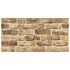 Paneles de pared 3D diseño de ladrillo 10 uds EPS arena