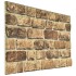 Paneles de pared 3D diseño de ladrillo 10 uds EPS arena