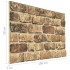 Paneles de pared 3D diseño de ladrillo 10 uds EPS arena
