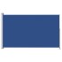 Toldo lateral retráctil para patio azul 200x300