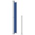 Toldo lateral retráctil para patio azul 200x300