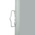 Toldo lateral retráctil para patio gris 600x160