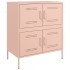 Aparador de acero rosa 68x39x79