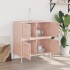Aparador de acero rosa 68x39x79