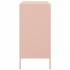 Aparador de acero rosa 68x39x79