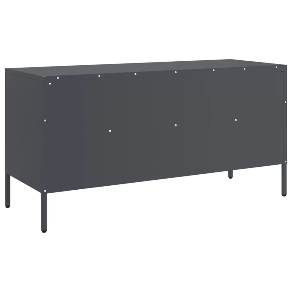 Mueble para TV acero gris antracita 100,5x39x50,5
