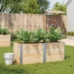 Jardinera de madera maciza de pino 150x50 cm