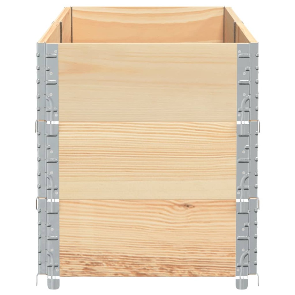 Jardinera de madera maciza de pino 150x50