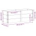 Jardinera de madera maciza de pino 150x50