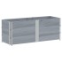 Jardinera de madera maciza de pino gris 150x50