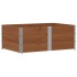 Jardinera de madera maciza de pino marrón 150x100