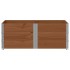 Jardinera de madera maciza de pino marrón 150x100