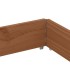 Jardinera de madera maciza de pino marrón 150x100