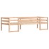 Estructura de cama para niños madera maciza de pino 90x200