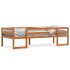 Estructura de cama para niños madera de pino marrón 90x200