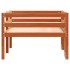 Estructura de cama para niños madera de pino marrón 90x200