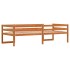 Estructura de cama para niños madera de pino marrón 90x200