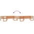 Estructura de cama para niños madera de pino marrón 90x200