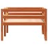 Estructura de cama de niños madera maciza pino marrón 75x190