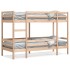 Cama litera sin colchón madera maciza de pino 90x200