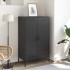 Aparador de acero negro 68x39x113