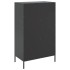 Aparador de acero negro 68x39x113