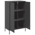 Aparador de acero negro 68x39x113