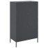 Aparador de acero gris antracita 68x39x113
