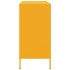 Aparador de acero amarillo mostaza 68x39x79