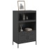 Aparador de acero negro 68x39x113